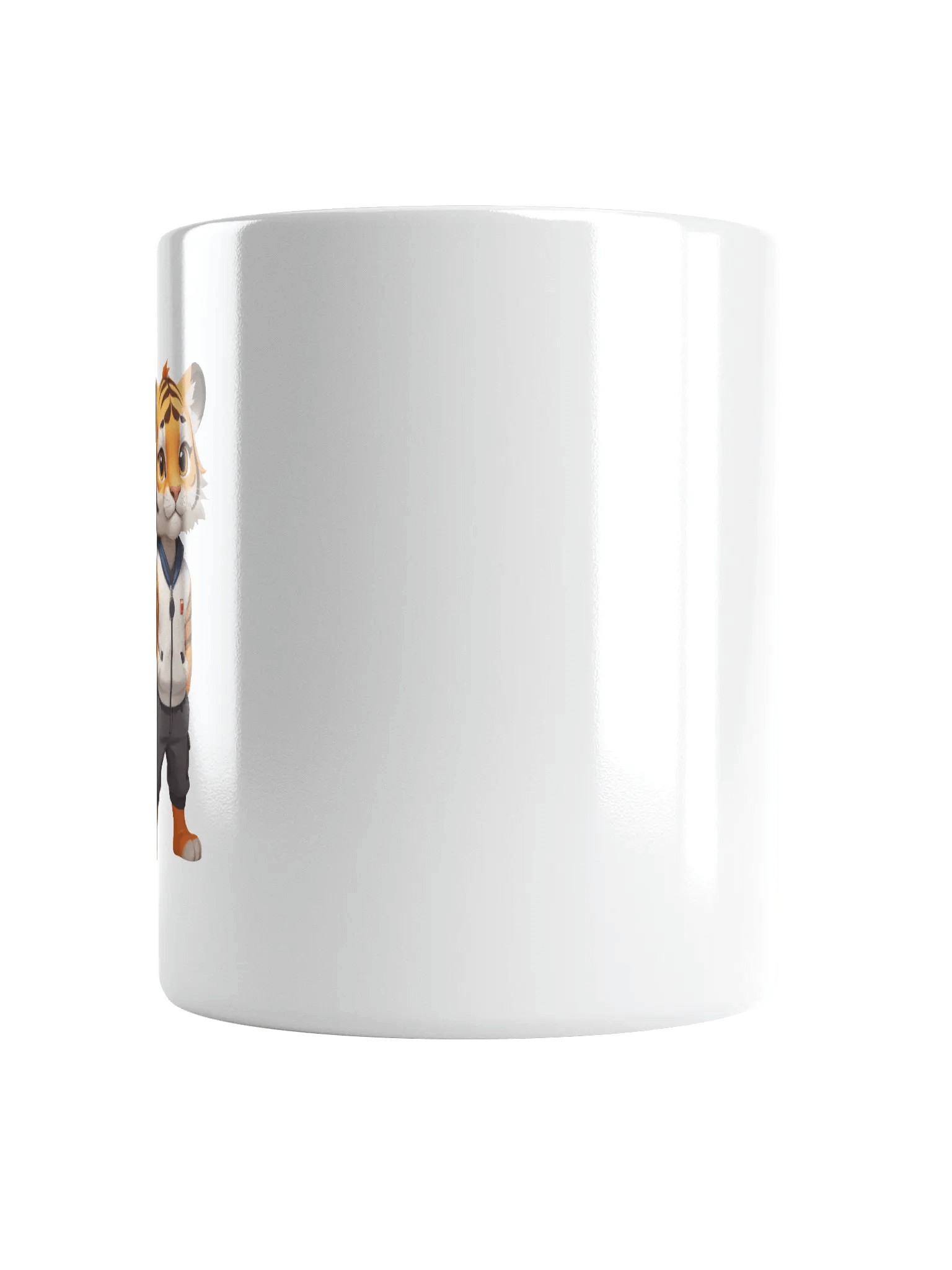 Cute Cartoon Tiger White Mug product image (5)