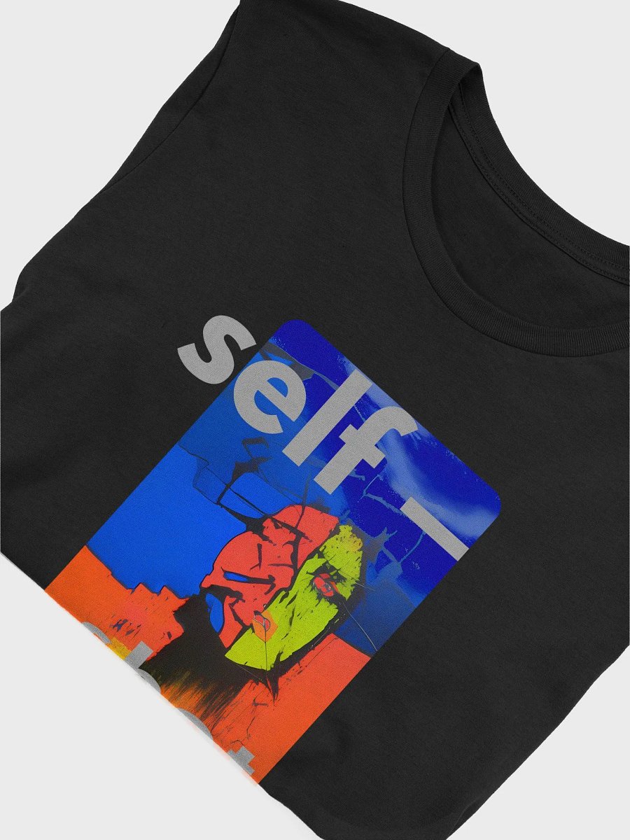 Vibrant Self-Shot Abstract T-Shirt - Abstract Face product image (3)