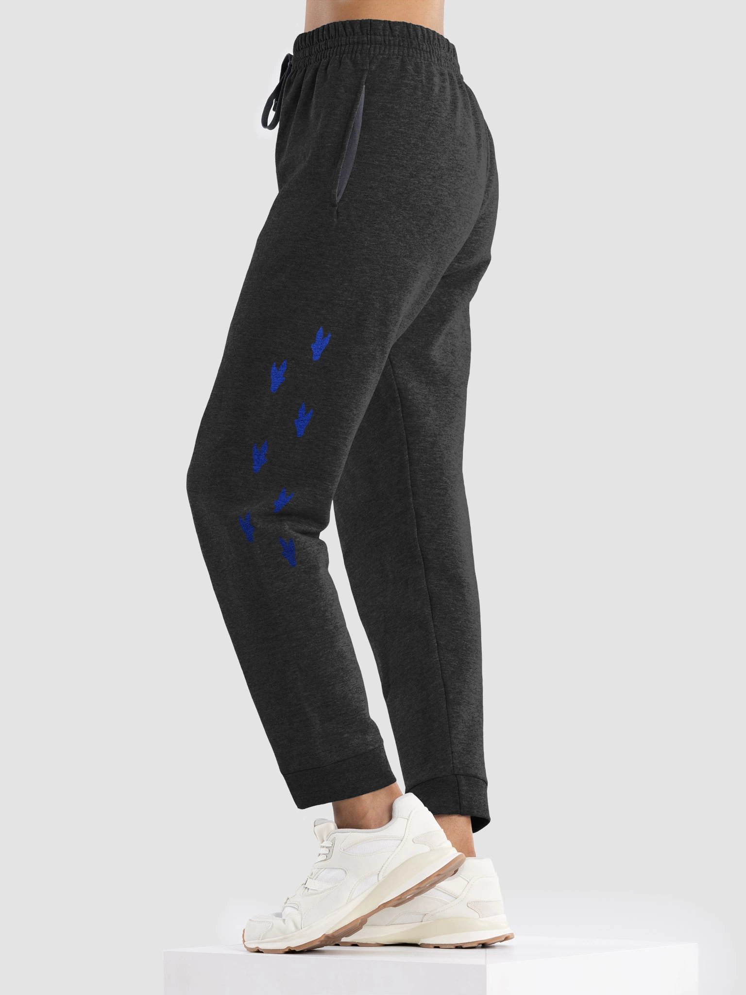 Blue Raptor Print Joggers product image (3)
