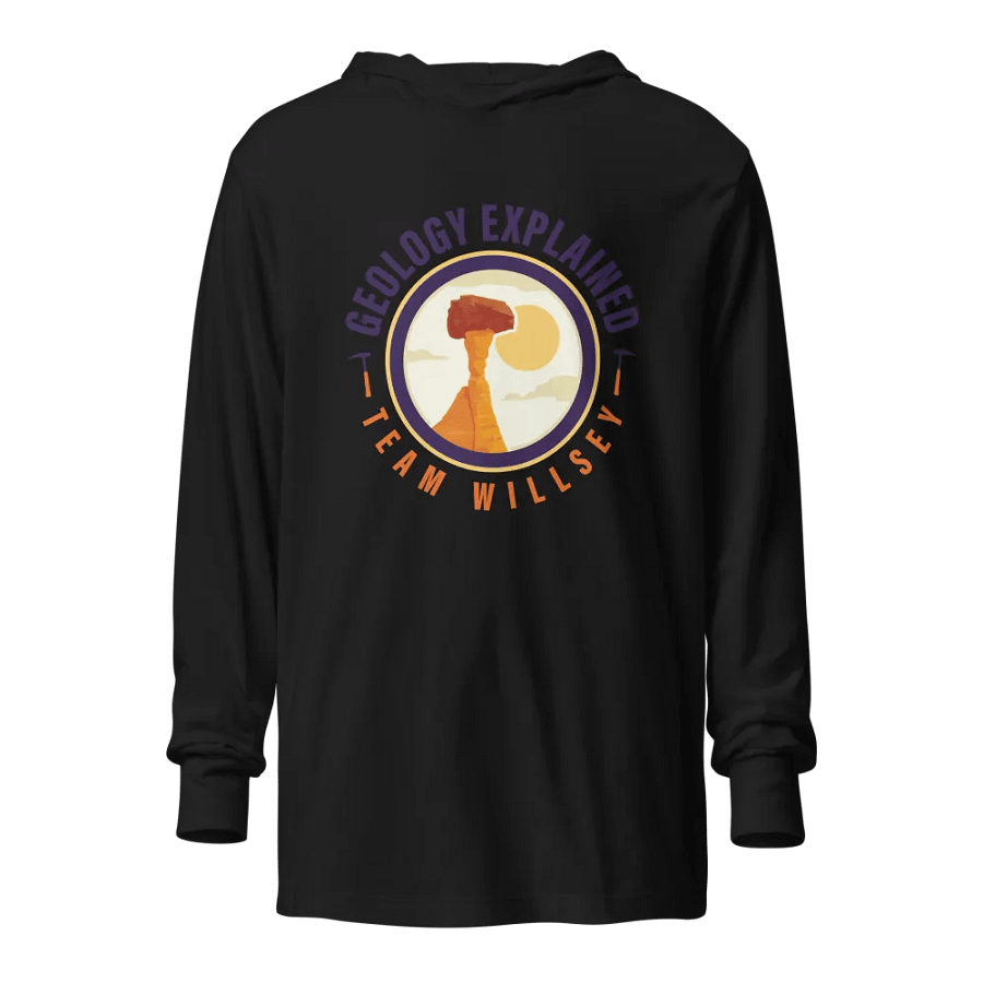 Sunrise Geology Hooded Long Sleeve Tee product image (1)