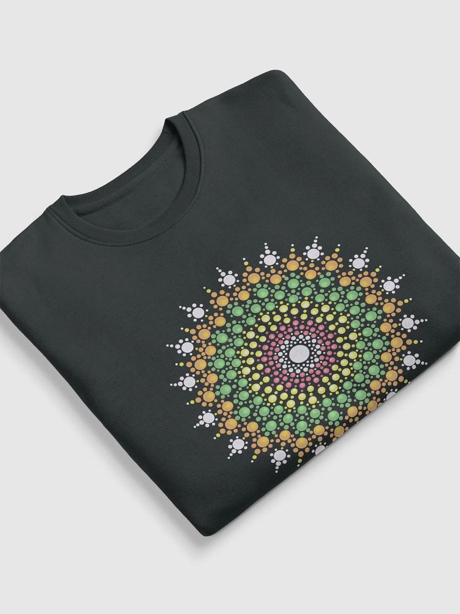 Pastel Dot Mandala Unisex Eco Sweatshirt product image (5)