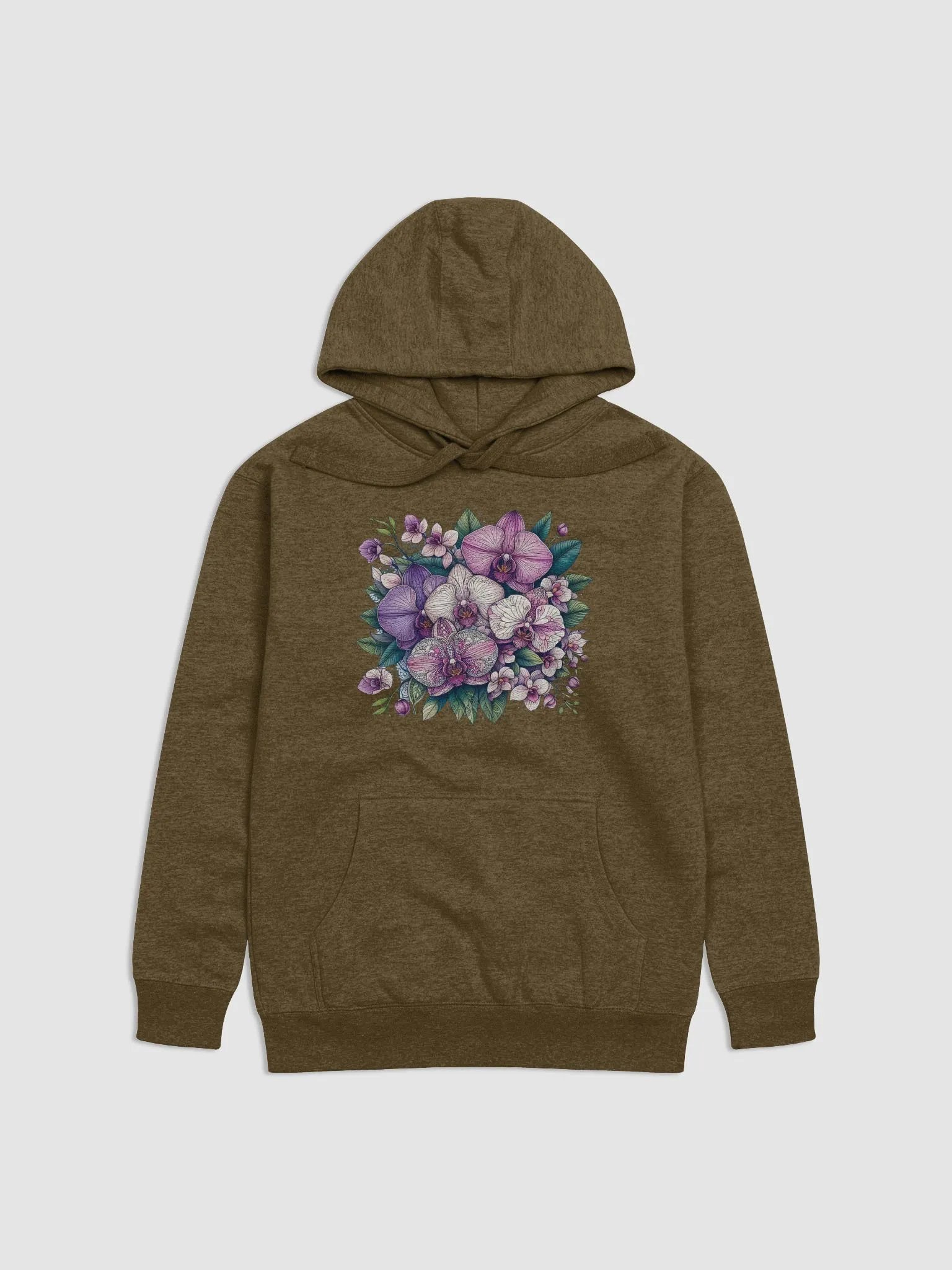 Cotton Heritage Unisex Premium Hoodie | KI-Arbeit Rosenblütendesign product image (2)