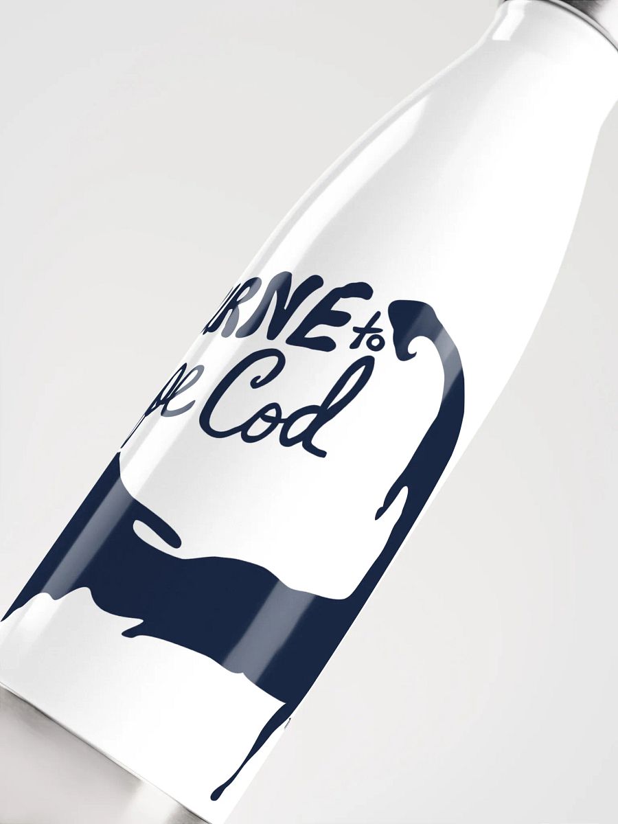 BOURNE to Cape Cod™ | Stainless Bottle | Navy on White 💧 product image (5)