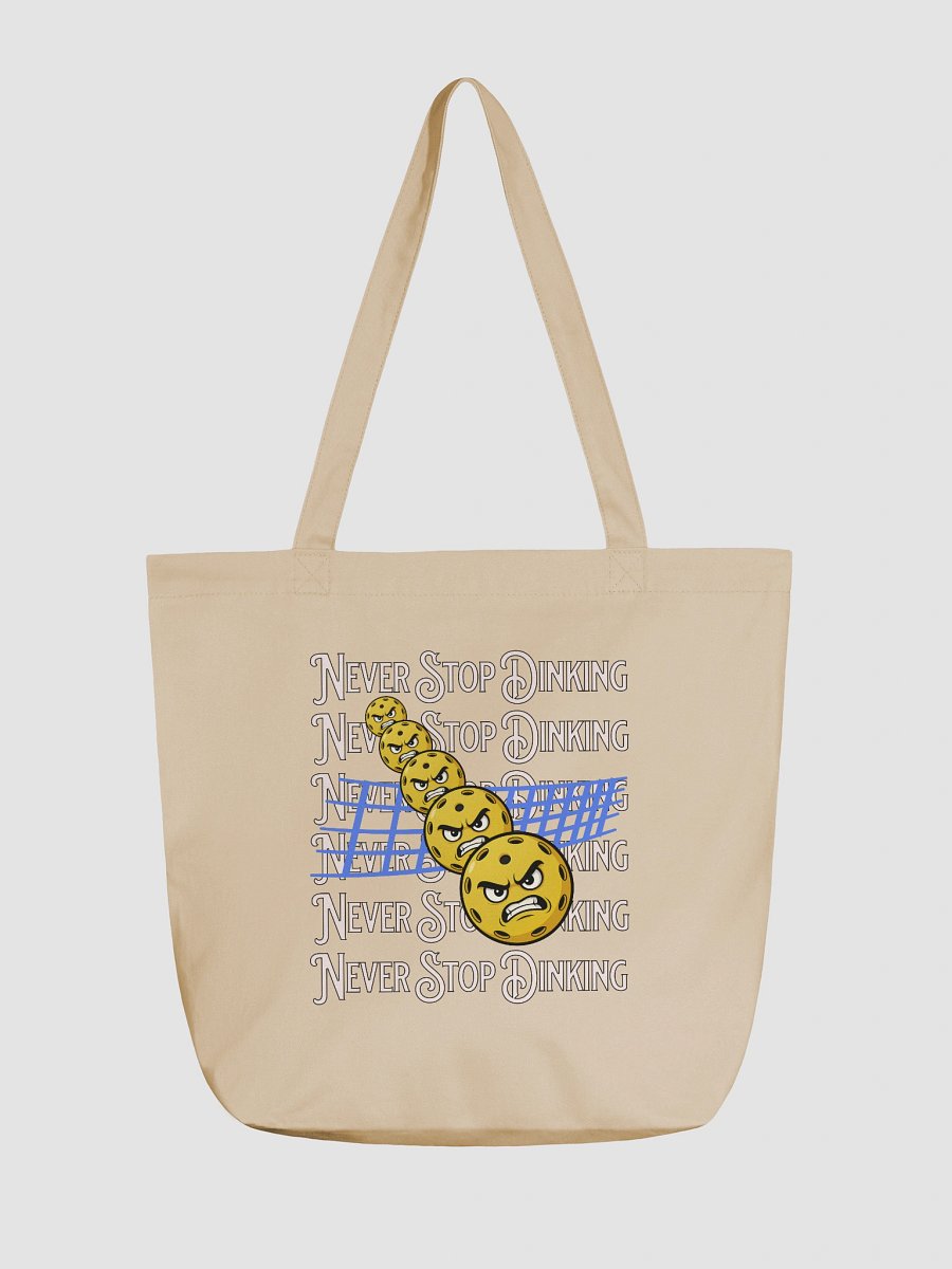 Never Stop Dinking Pickleball Eco-Friendly Tote Bag product image (5)