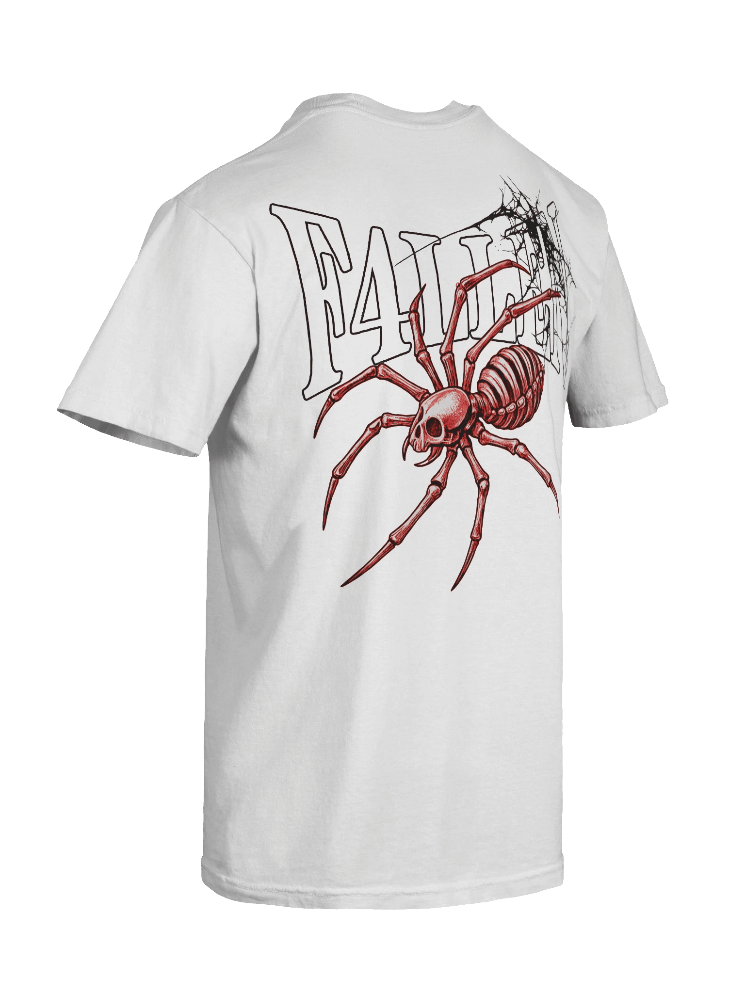 F4LLEN Spider Skeleton T-shirt [ White ] product image (10)