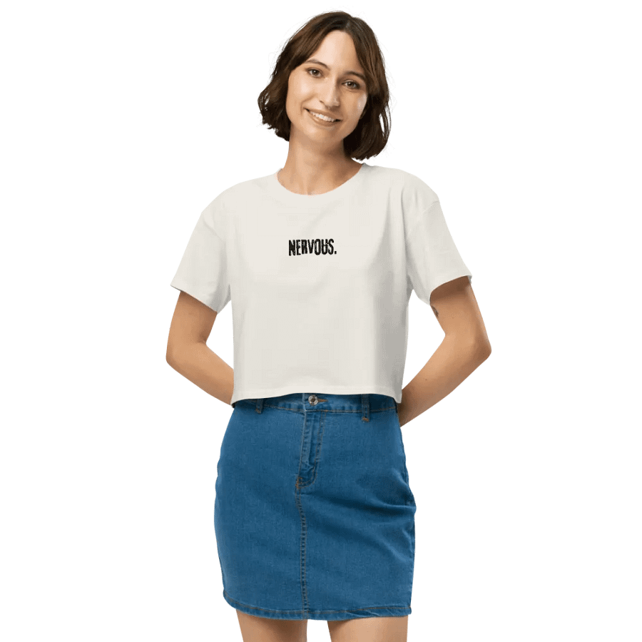 Nervous - Premium Stitched Crop Top product image (7)