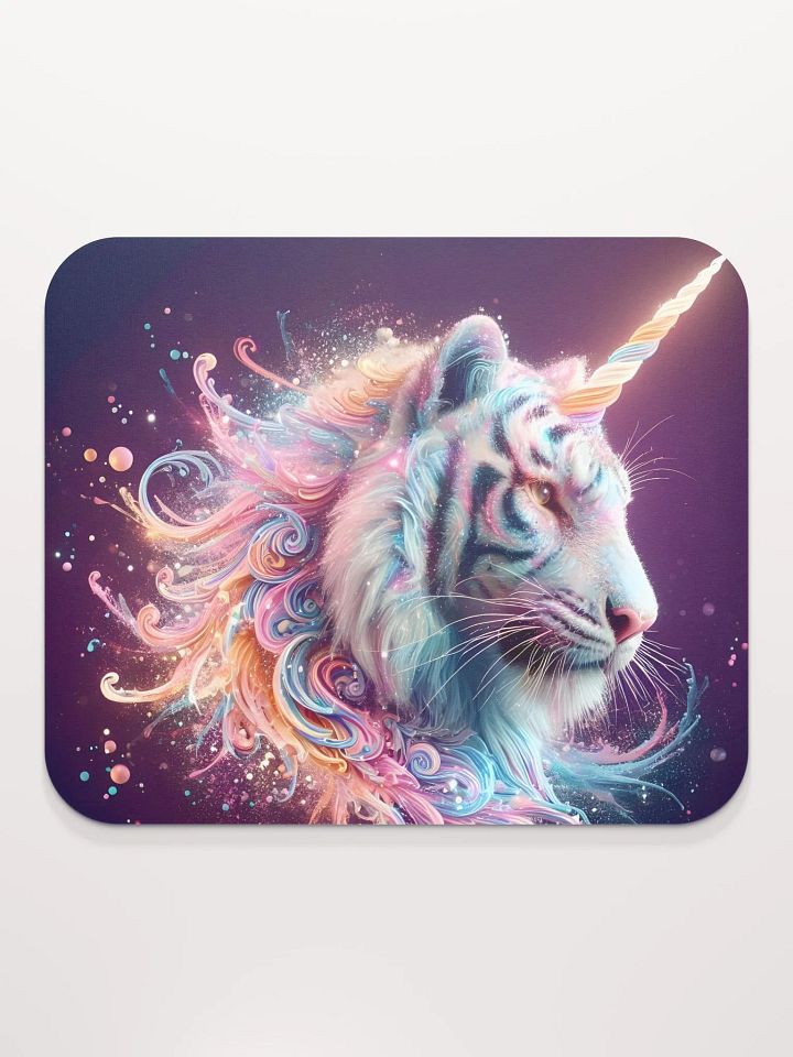 Galactic Tiger Unicorn Mouse Pad product image (2)