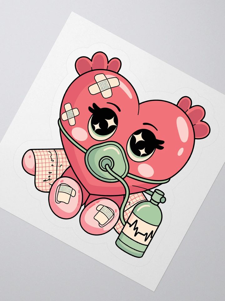 🩷 Lil’ Cardi: Still Beating Kiss-Cut Sticker product image (6)
