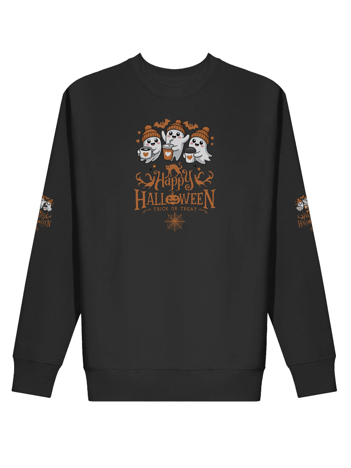 Happy Halloween Trick or Treat Ghost Sweatshirt product image (13)