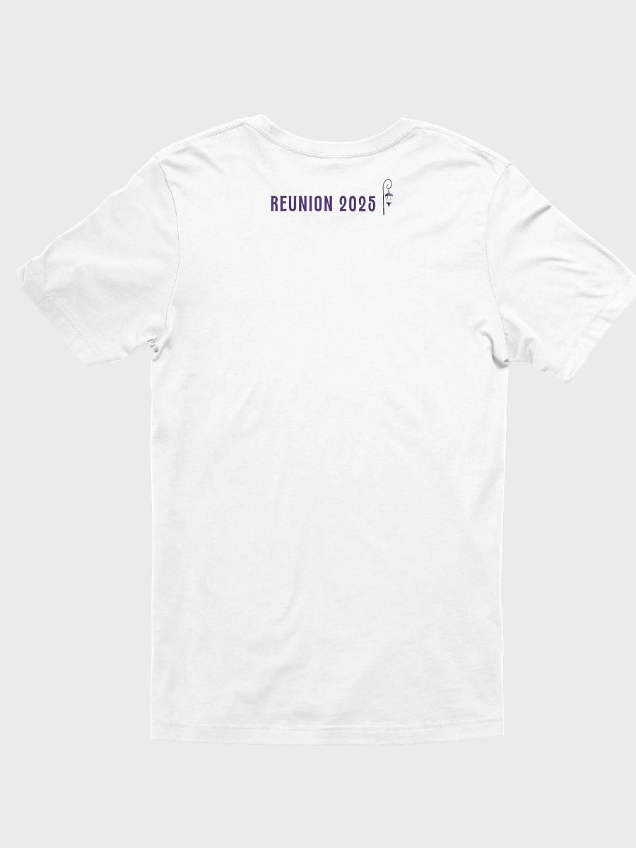 Minimalist Serif Reunion Tee in White product image (2)