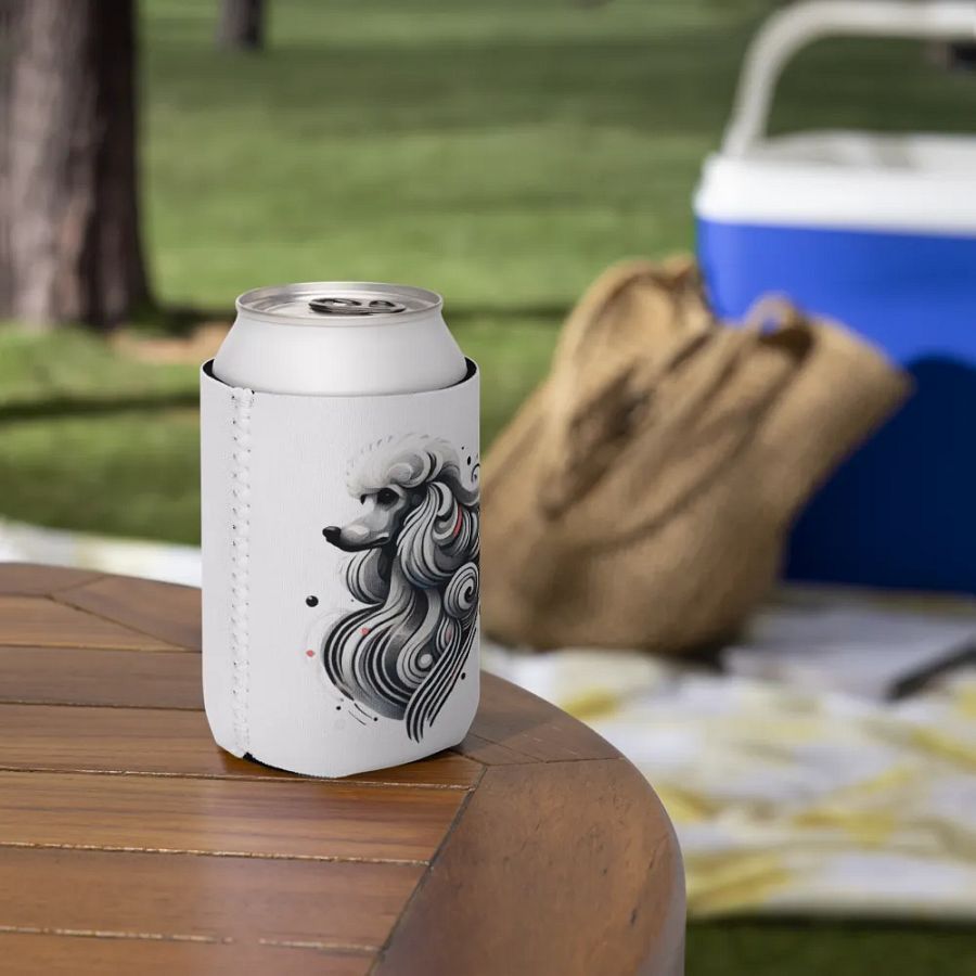 Abstract Poodle Can Cooler product image (7)