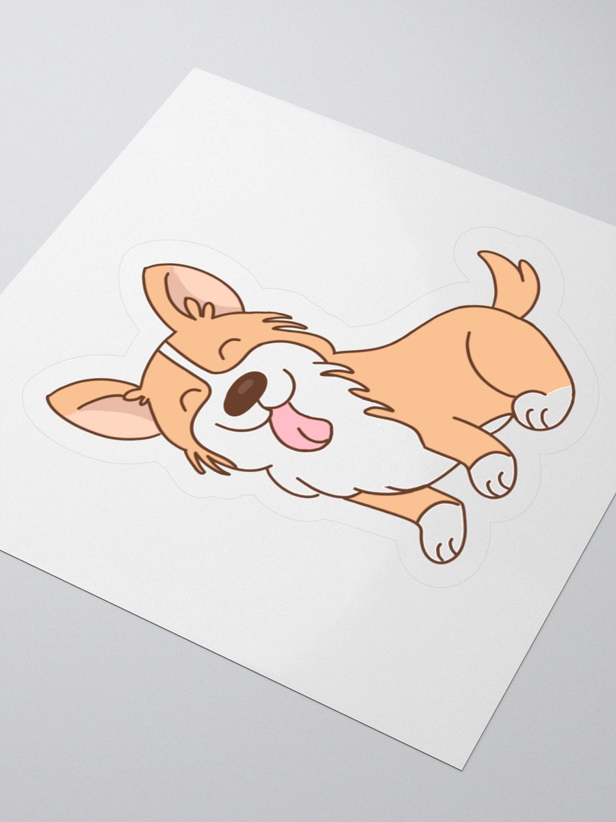 Sitting Corgi Sticker product image (3)