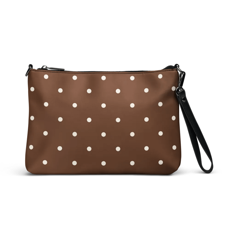 Brown with Cream Dots Crossbody Bag product image (4)