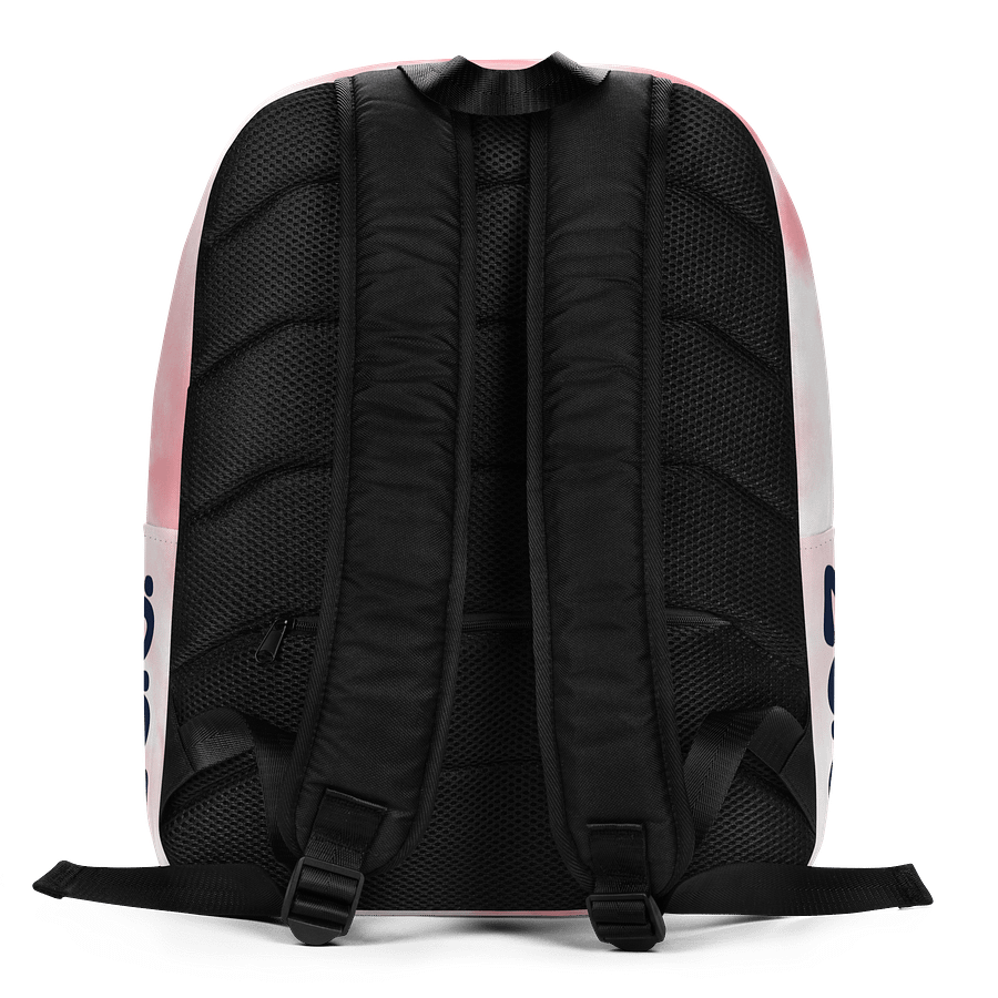 BOURNE to Cape Cod™ | Backpack | BRN.2C.C.™ | Coastal Carryall | Minimalist Style, Maximum Vibes | Navy Blue on Pink Tie-Dye🎒🌊 product image (5)