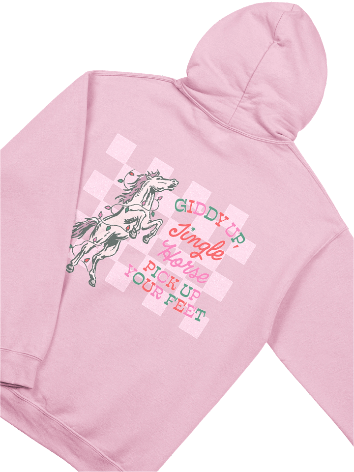 jingle horse printed hoodie product image (1)