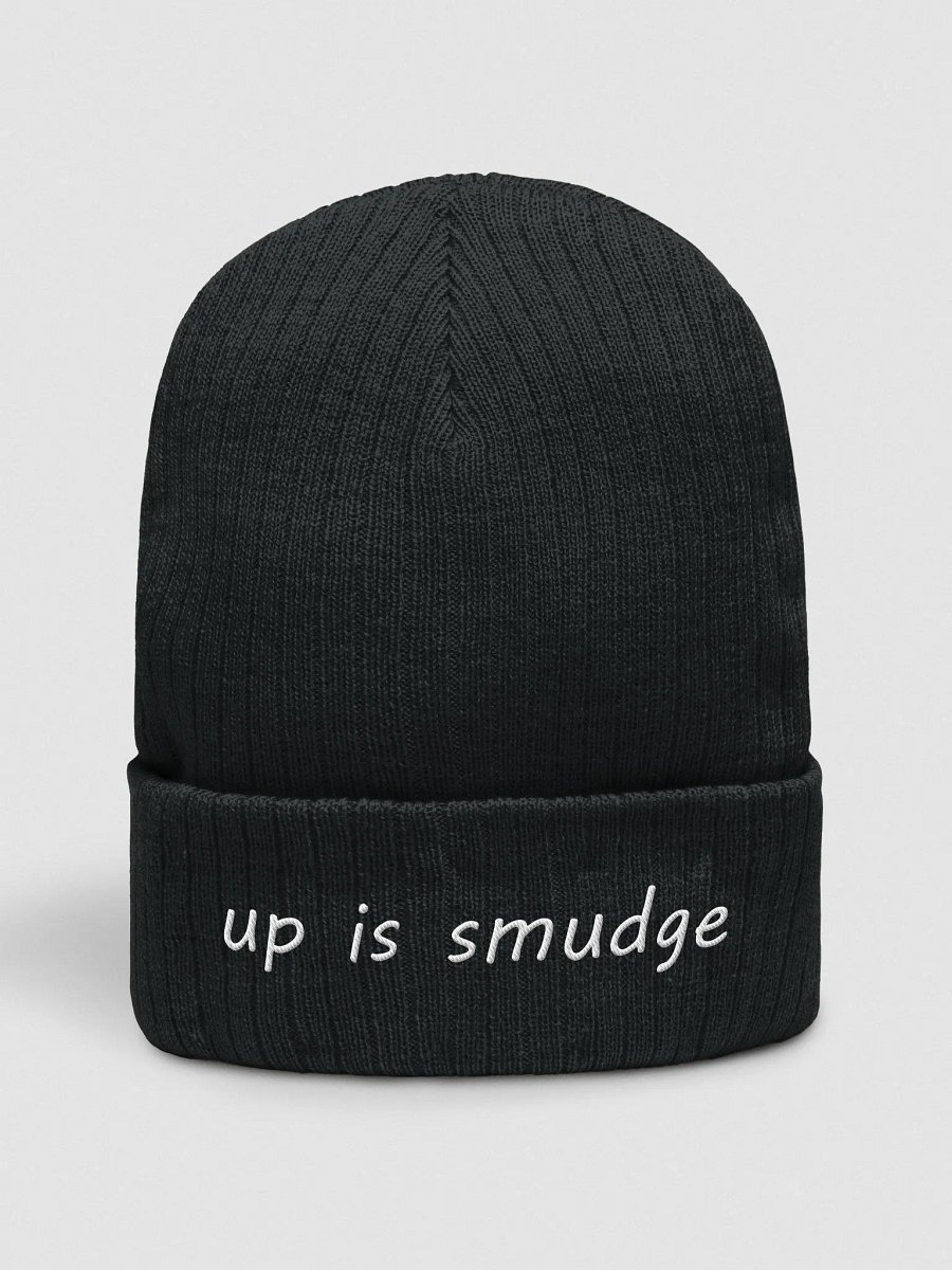 embroidered smudge beanie product image (1)