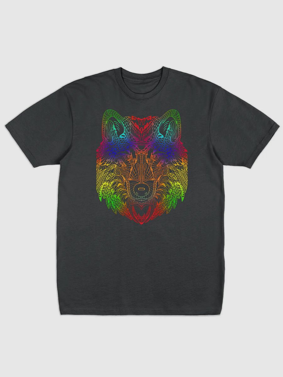 Vibrant Wolf Graphic Tee product image (2)