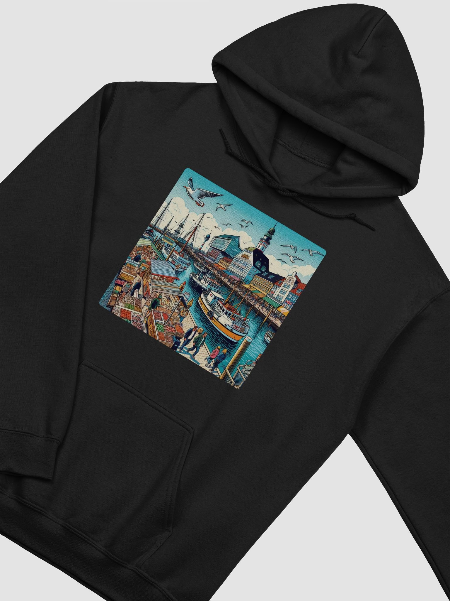 Harbor Hustle Hoodie | Bremerhaven city product image (3)