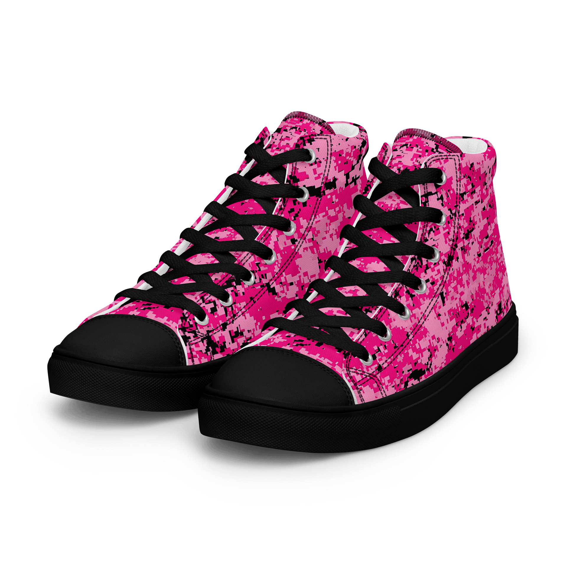 Pink Abstract Bliss High Tops Men's product image (6)