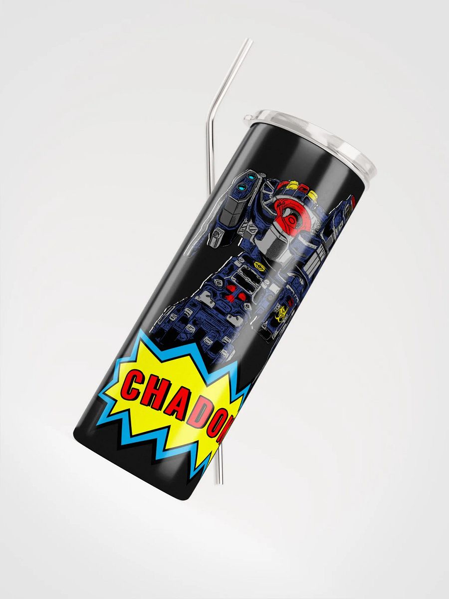 Chadoken! Stainless Steel Tumbler with Straw product image (4)
