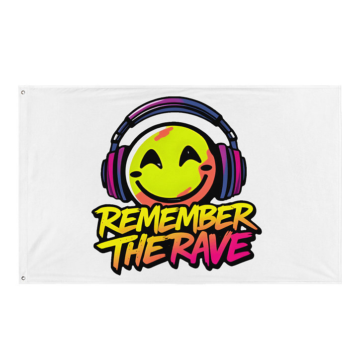 Remember The Rave - Printed Flag product image (1)