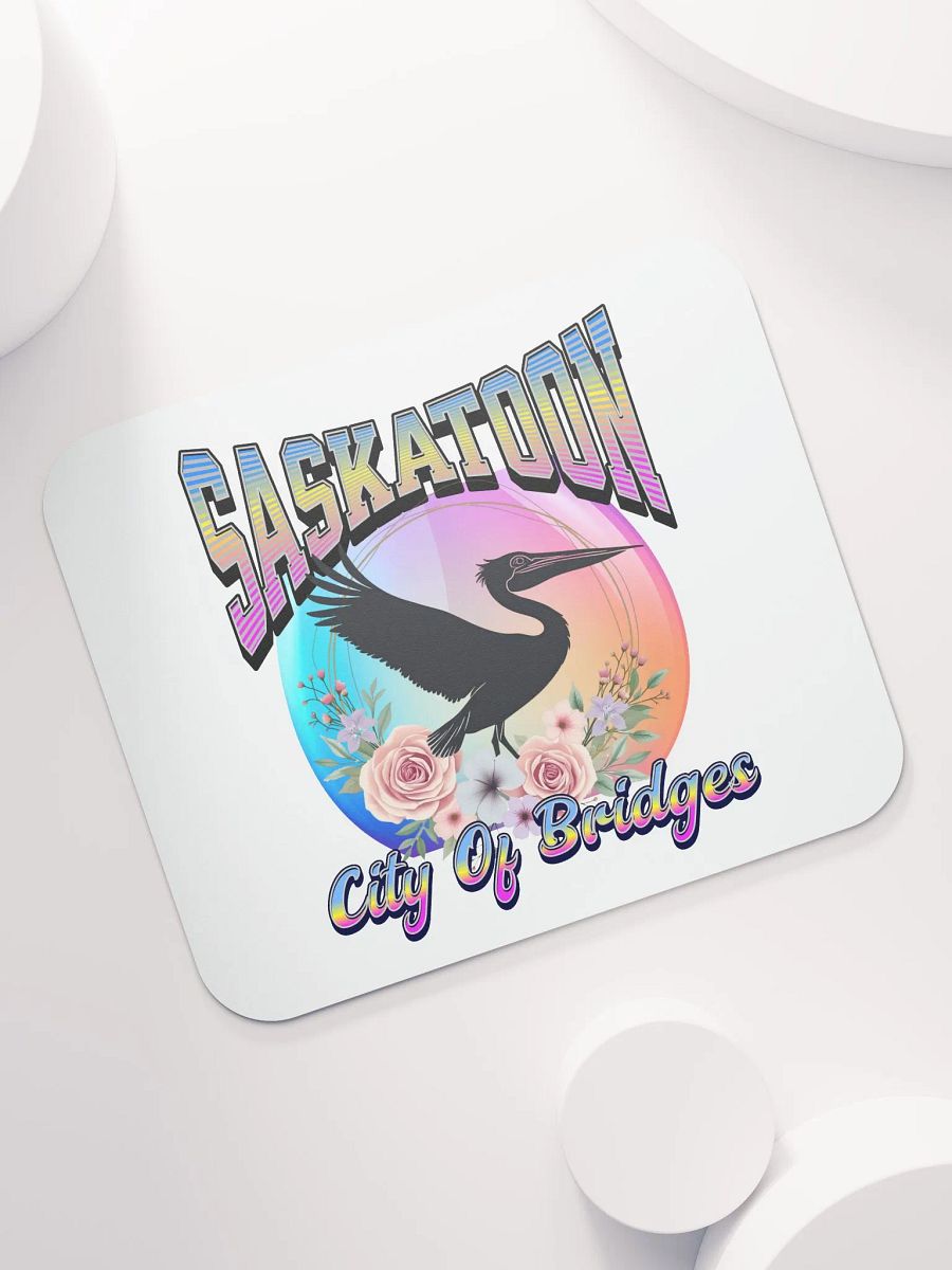 Saskatoon Pelican City Of Bridges Skyline Mouse Pad product image (5)