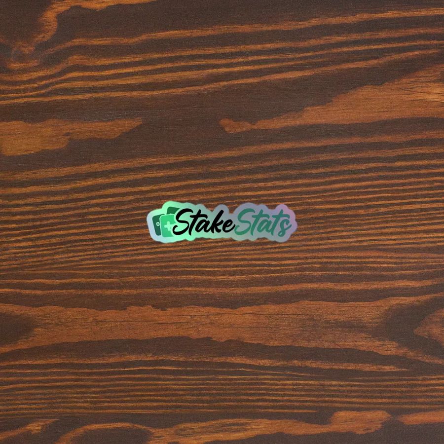 Stake Stats Holographic Sticker product image (3)