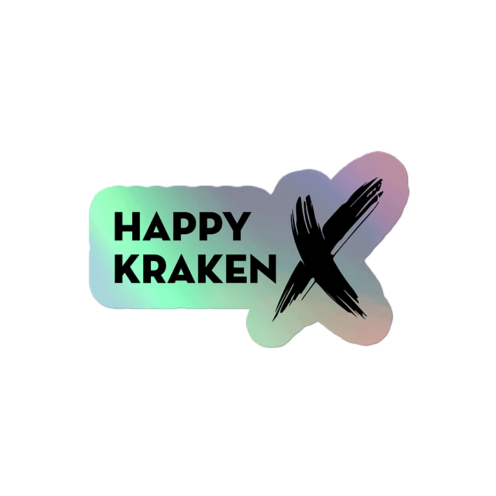 HappyKrakenX Holographic Sticker product image (2)