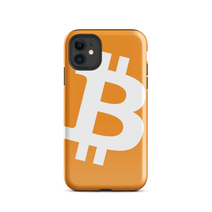 Bitcoin '₿' iPhone Case product image (2)