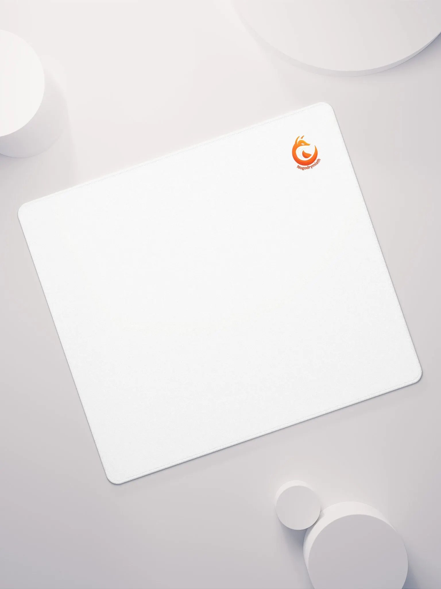 Nogo Mouse Pad gaming 40x46cm blanc product image (7)