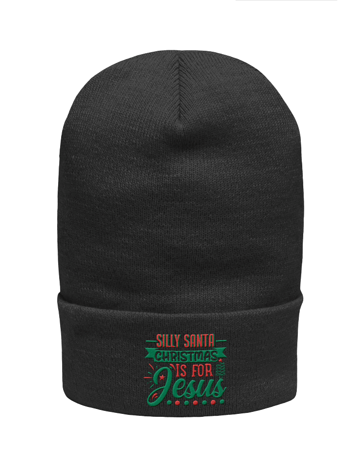 Silly Santa Christmas Beanie product image (1)