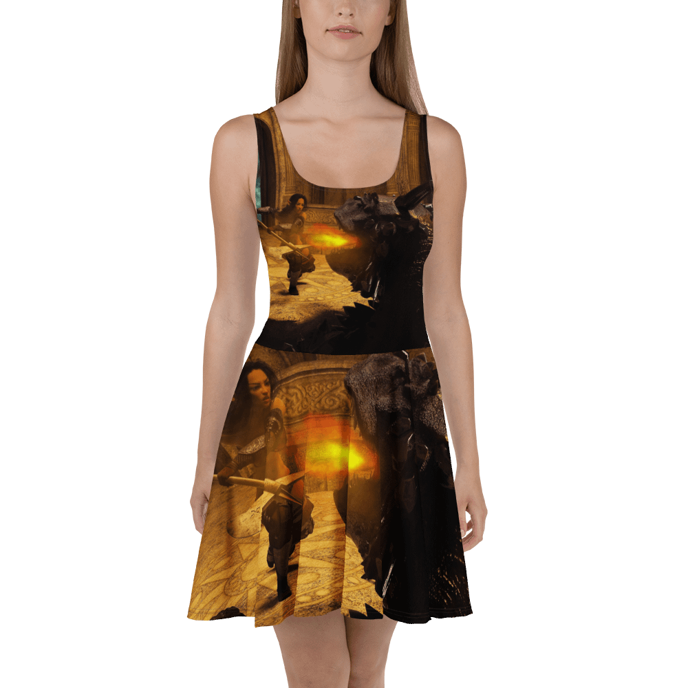 'Elven Stories - Warriors Cry Too' Skater Dress product image (2)
