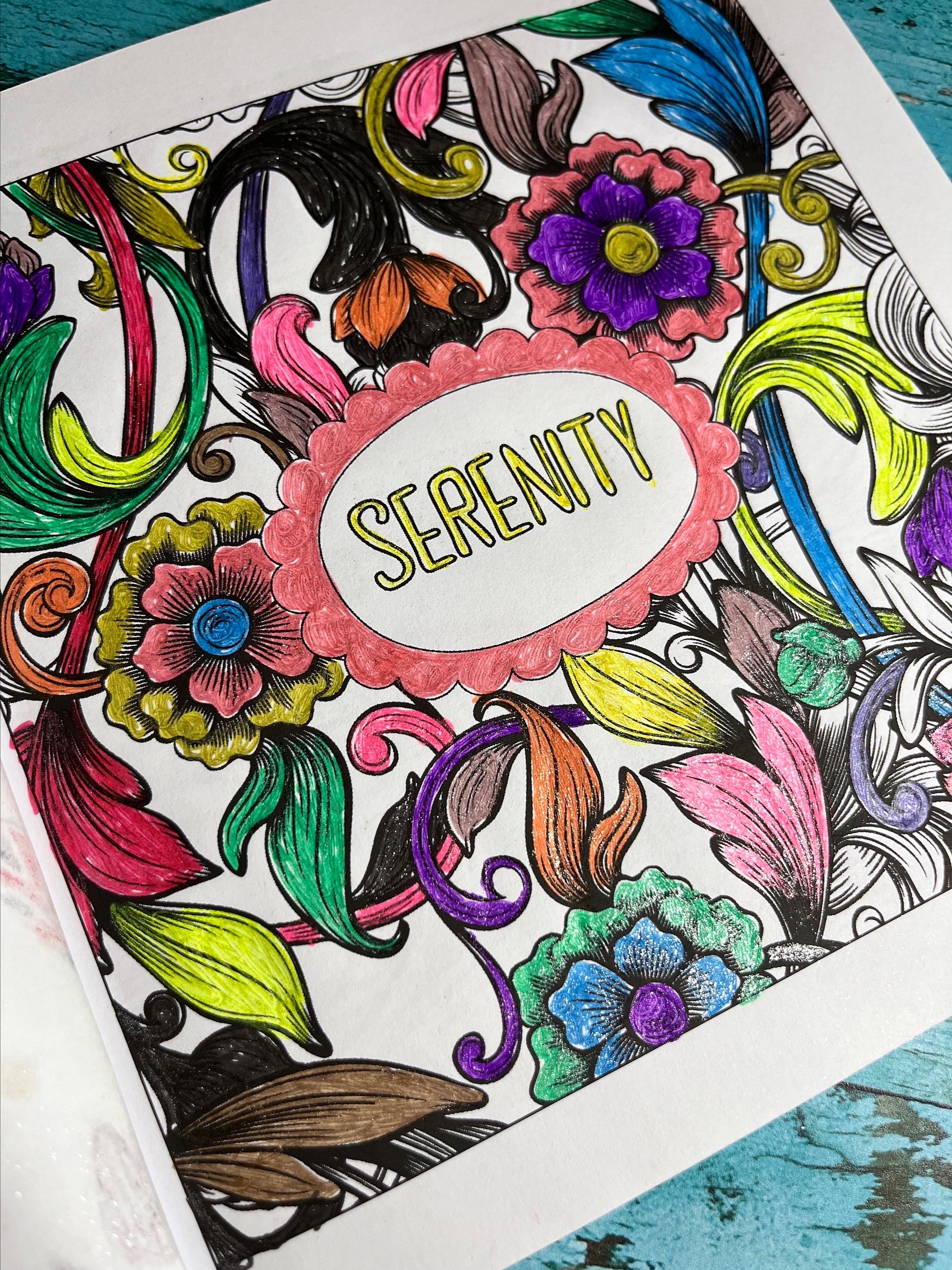 Little Coloring Book of Beautiful Words by JC product image (5)