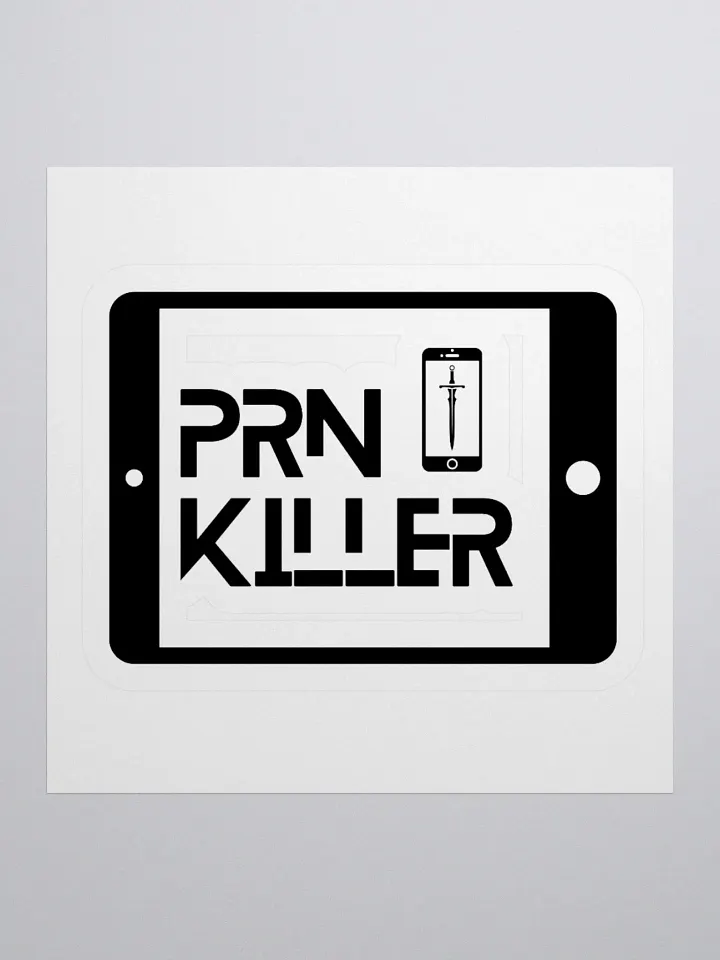 PRN KILLER "iPad" Die Cut Sticker product image (1)