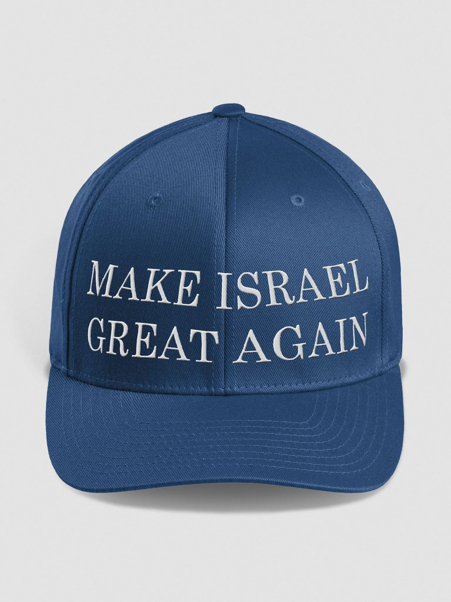 "MAKE ISRAEL GREAT AGAIN" Royal Blue Flexfit Cap product image (3)