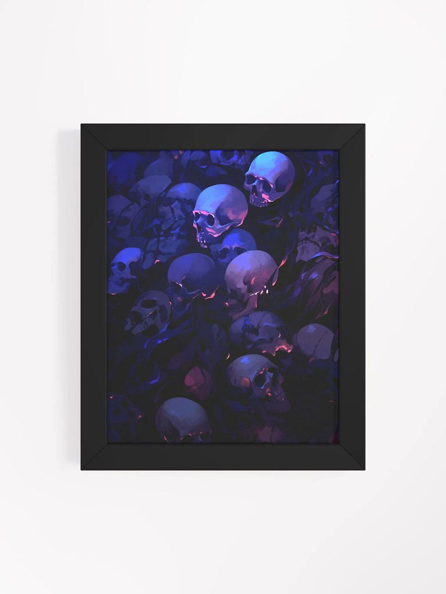 Framed Ethereal Skull Pile Poster product image (58)