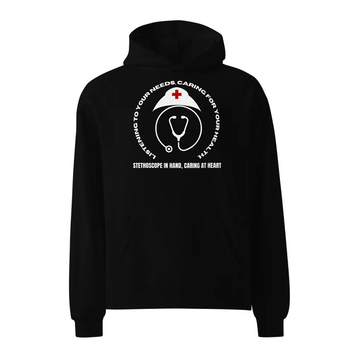 Heartfelt Care Nurse Hoodie product image (1)