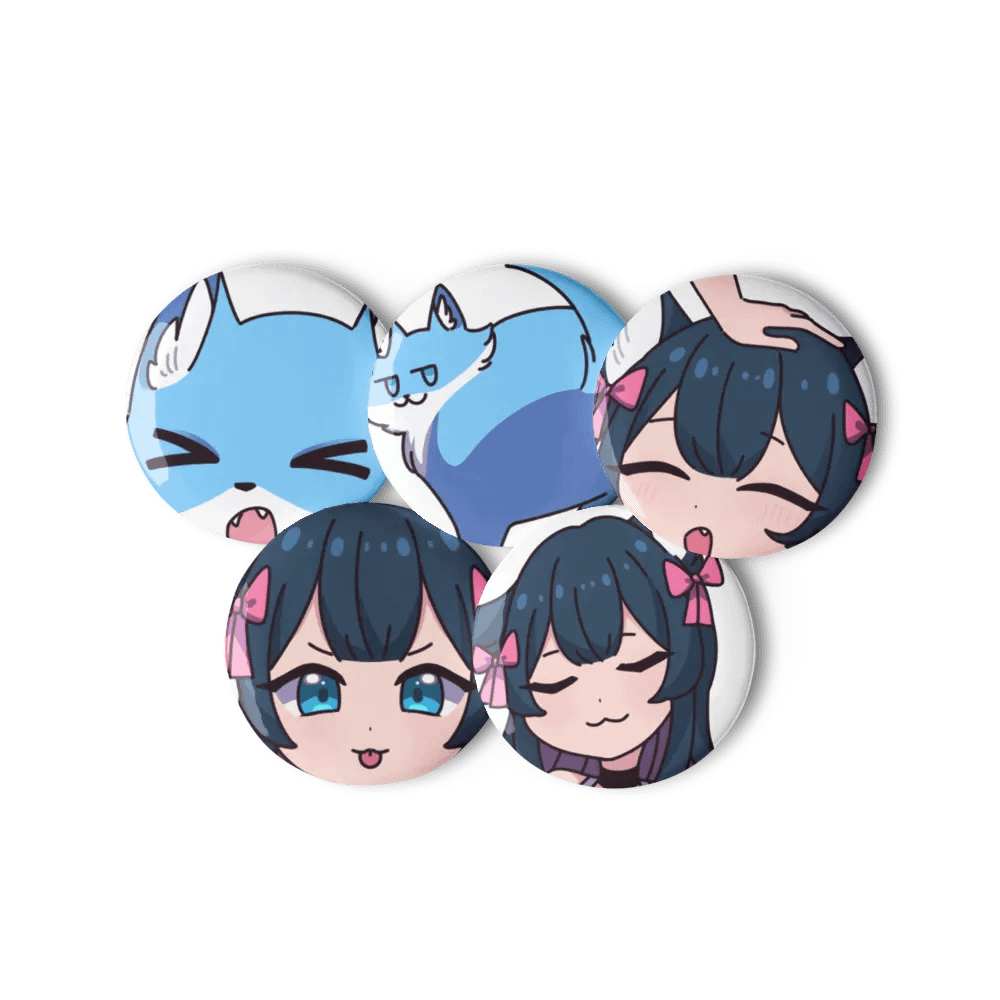 Blue Fox Badges - Pack 4 product image (2)