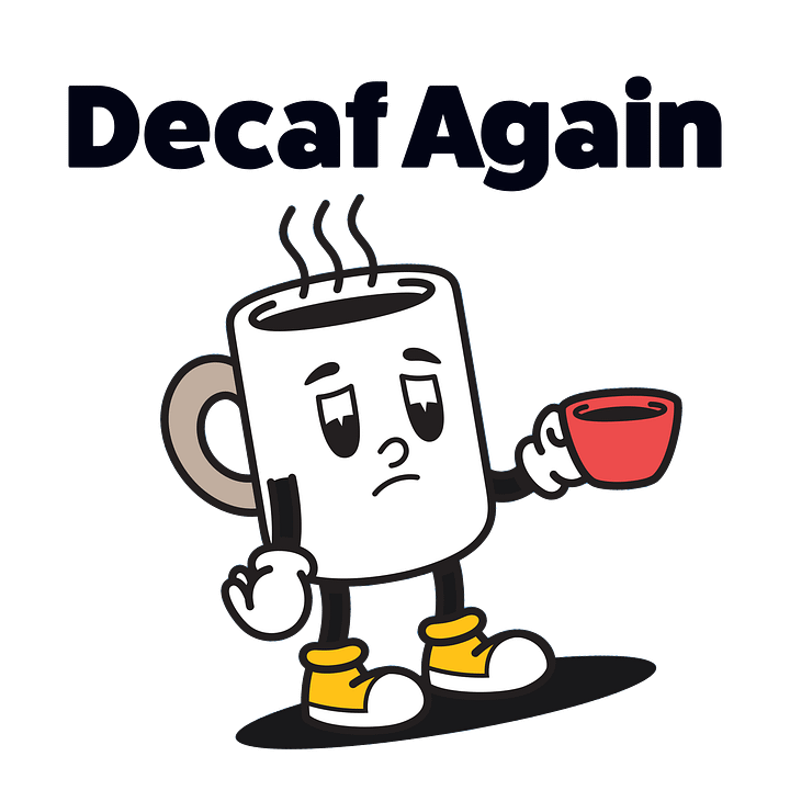 Decaf Again Ceramic Coffee Mug product image (2)