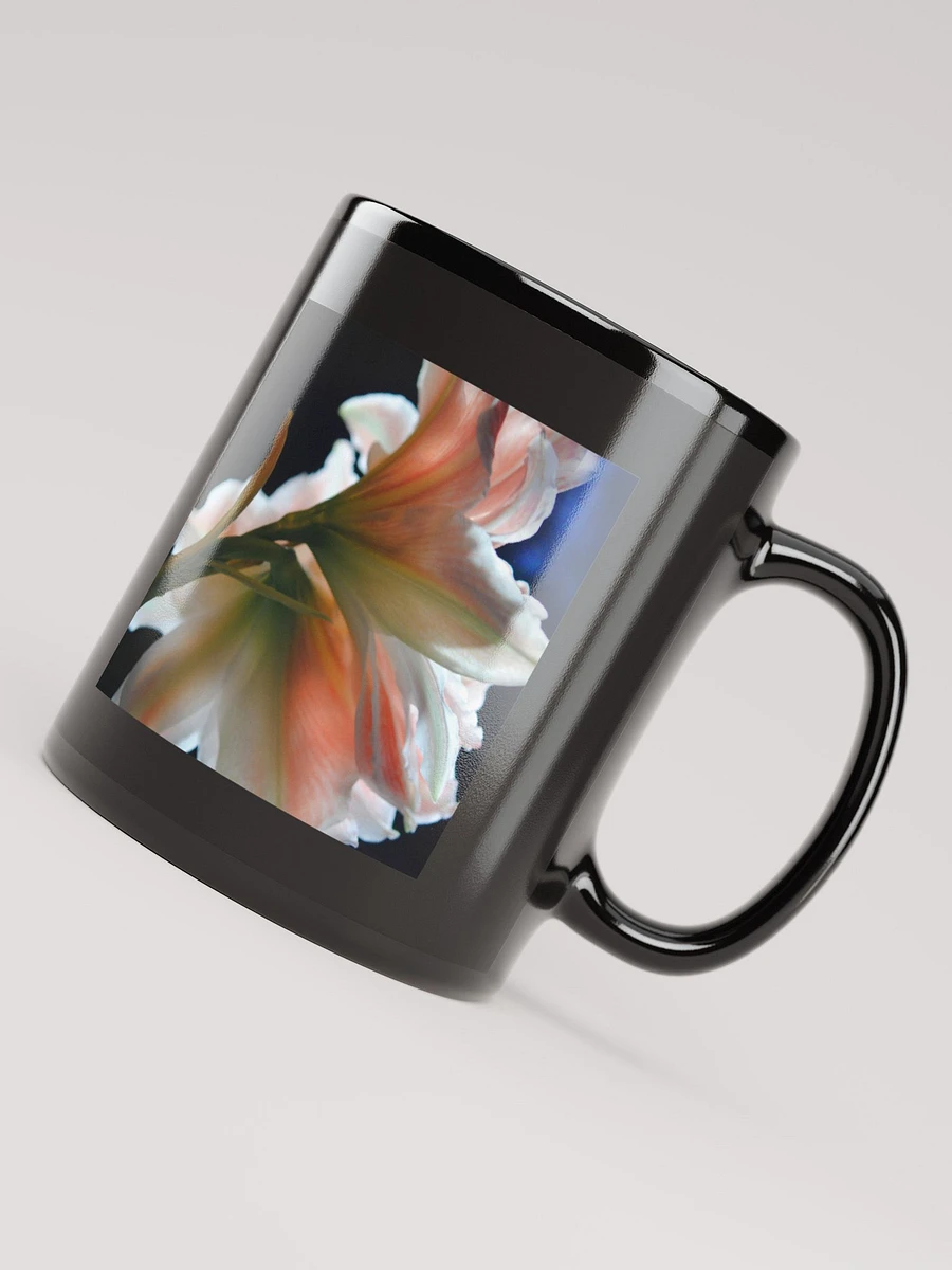 Amaryllis In The Light Black Coffee Mug product image (7)