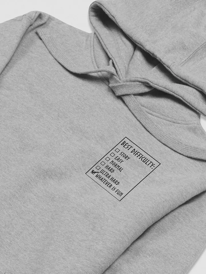 BEST DIFFICULTY - Hoodie Black Embroidery product image (1)