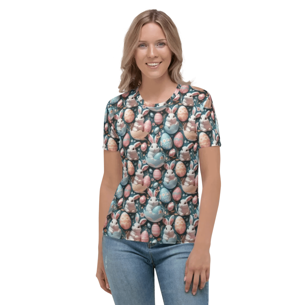 Easter Pattern All Over Print T-shirt product image (2)