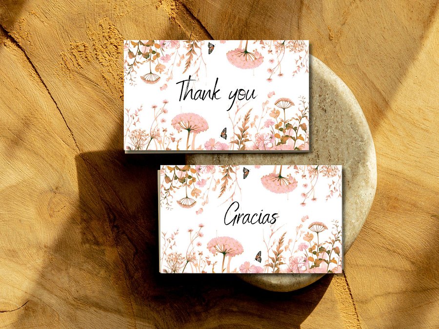Digital Thank you card, all ocasion, for your clients after purchase or wedding thank you product image (4)