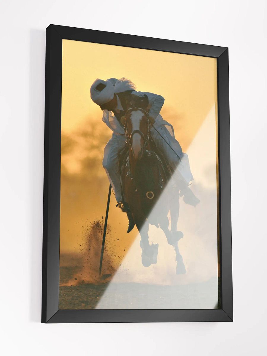 Golden Hour Gallop Framed Poster product image (3)