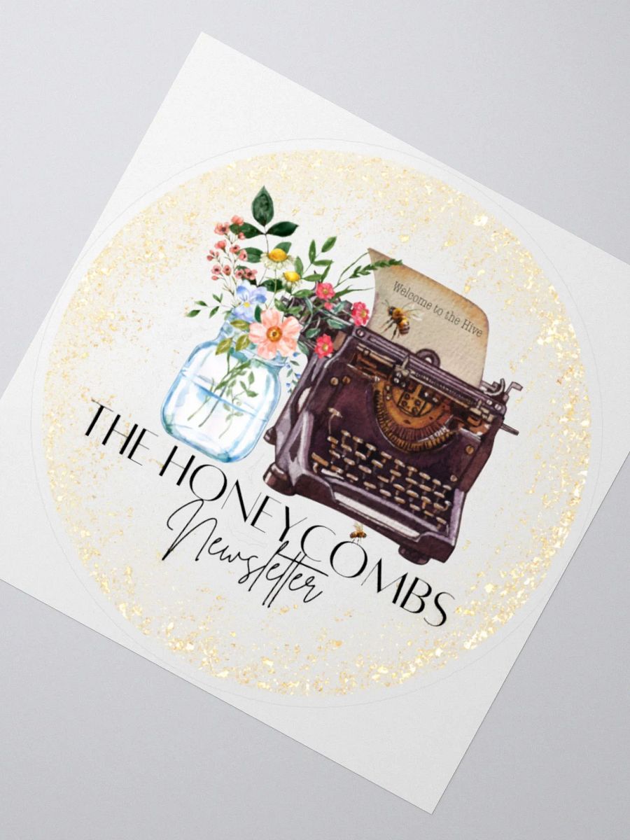 The HoneyCombs Hive Newsletter Sticker product image (2)