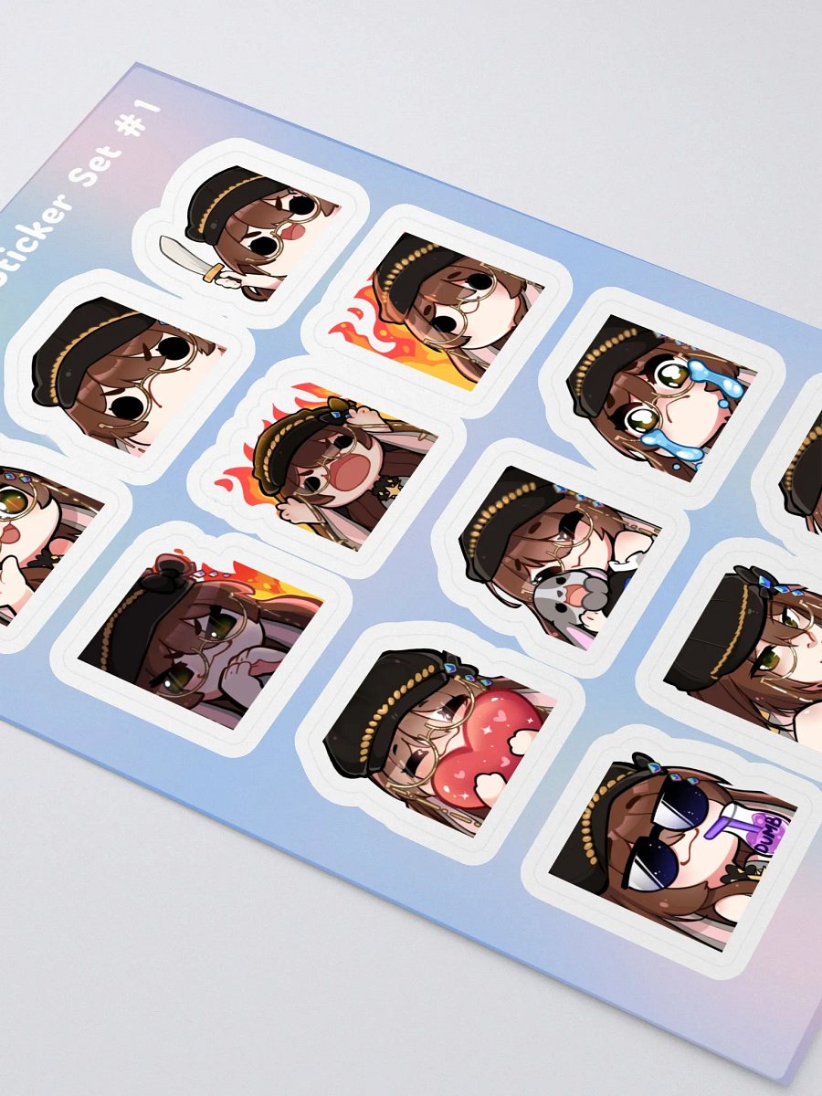 Emote Sticker Sheet #1 product image (2)