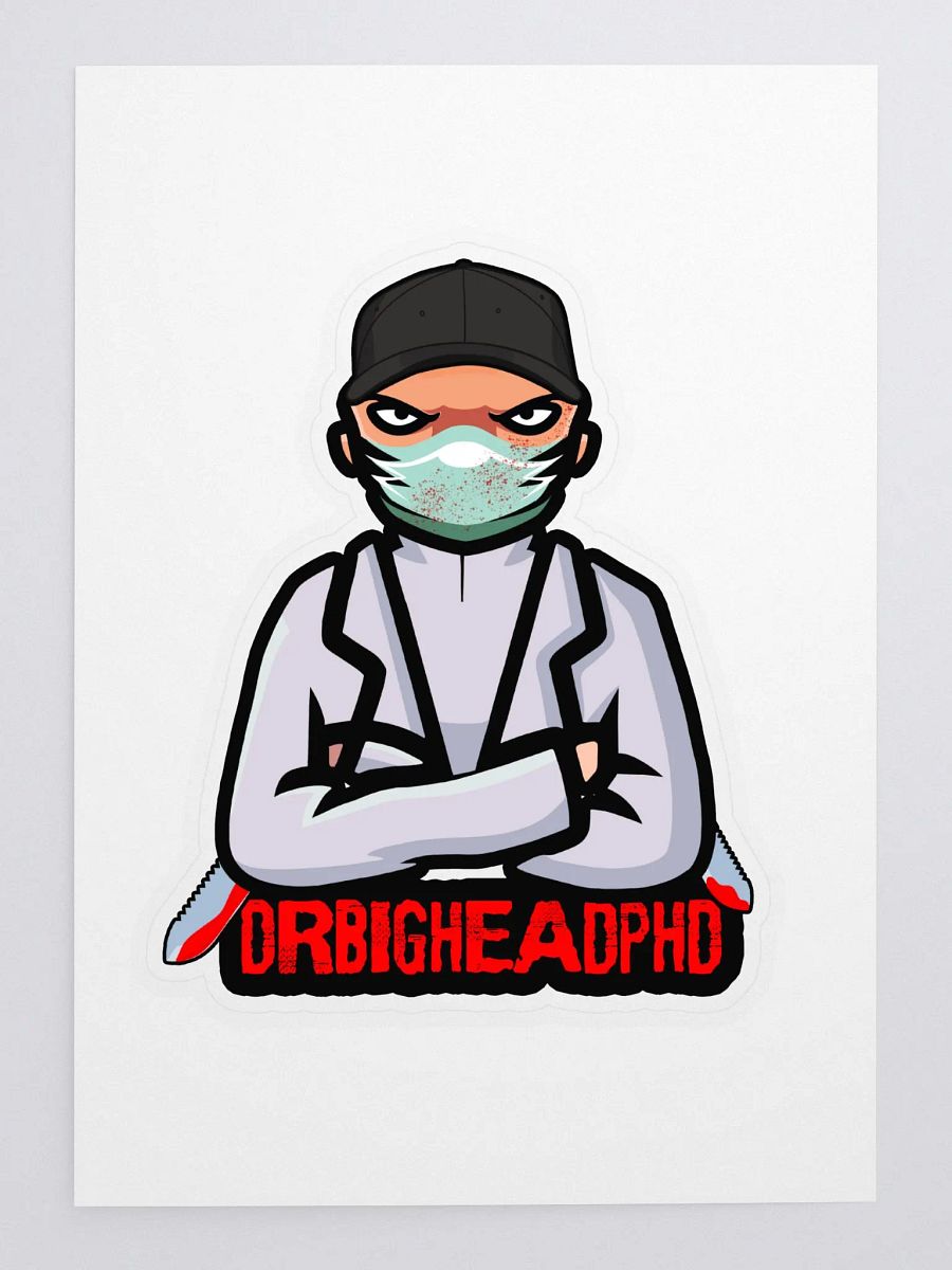 Intense Green Mask Sticker Sheet product image (3)