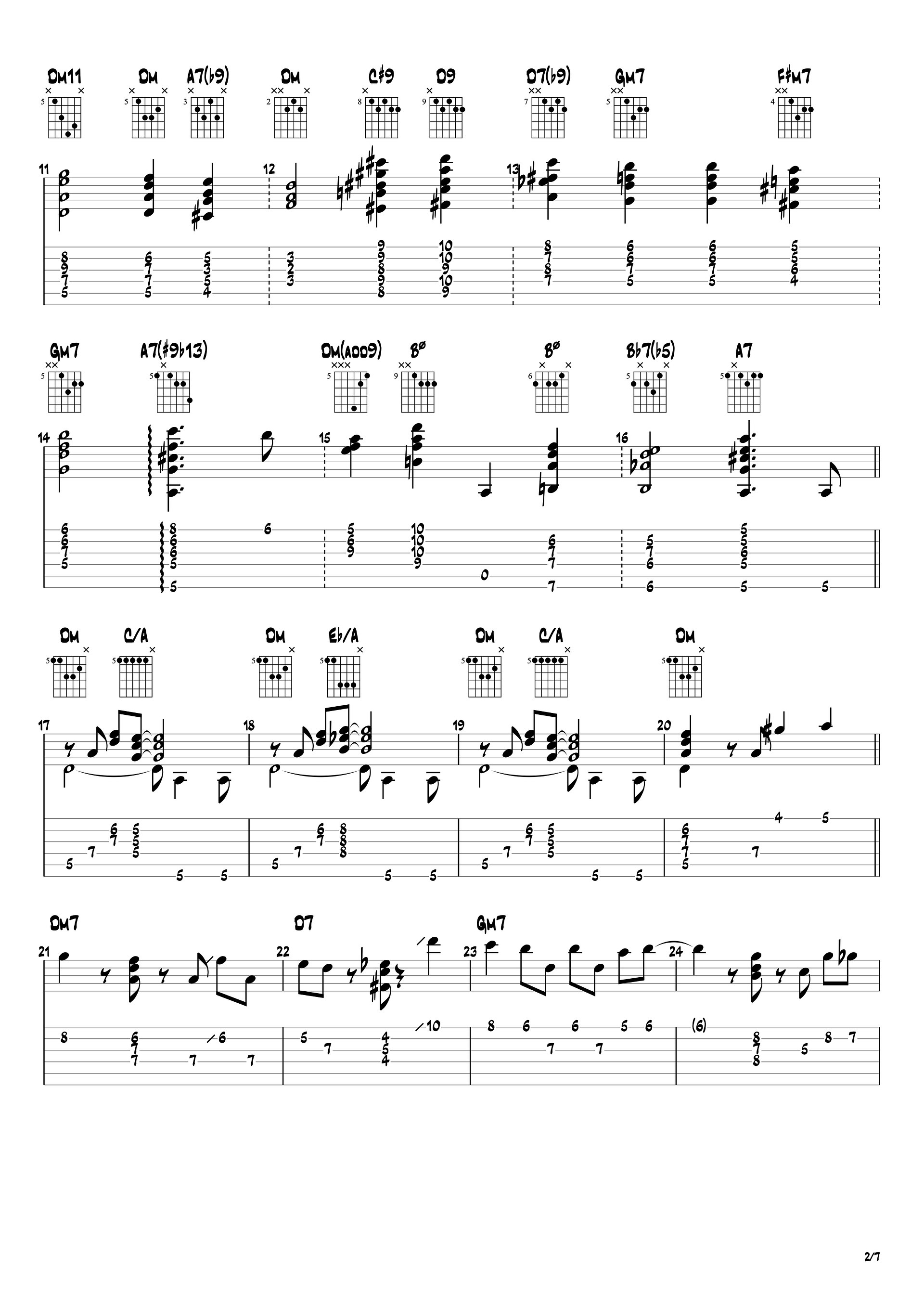 [Transcription PDF] I Will Wait For You - Barney Kessel product image (3)