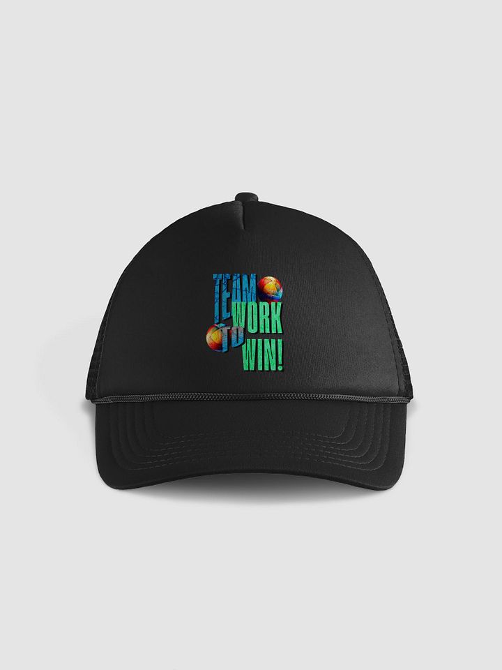 Team Work To Win Volleyball Foam Trucker Hat product image (1)