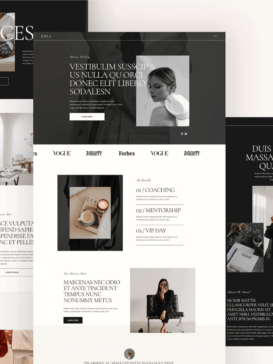 Jolla - Squarespace 7.1 Template product image (3)